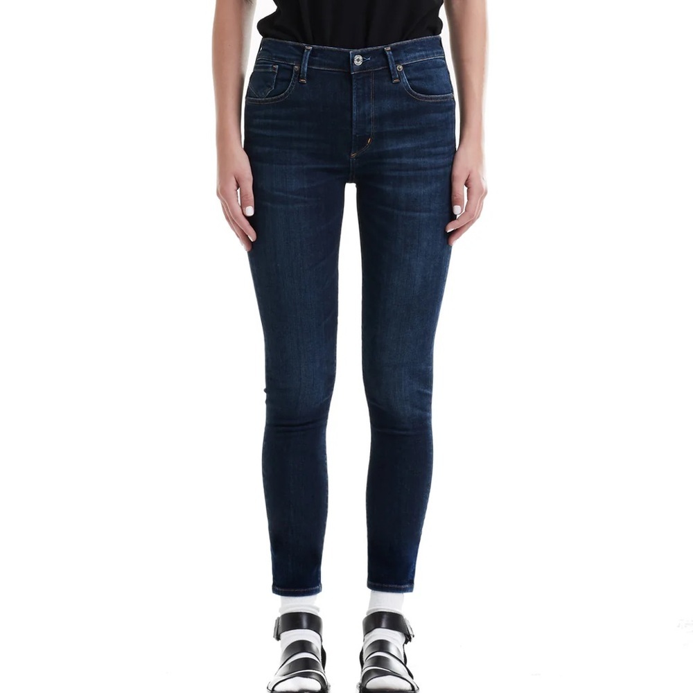 AGOLDE Sophie Crop High Rise Skinny Jeans in Starland